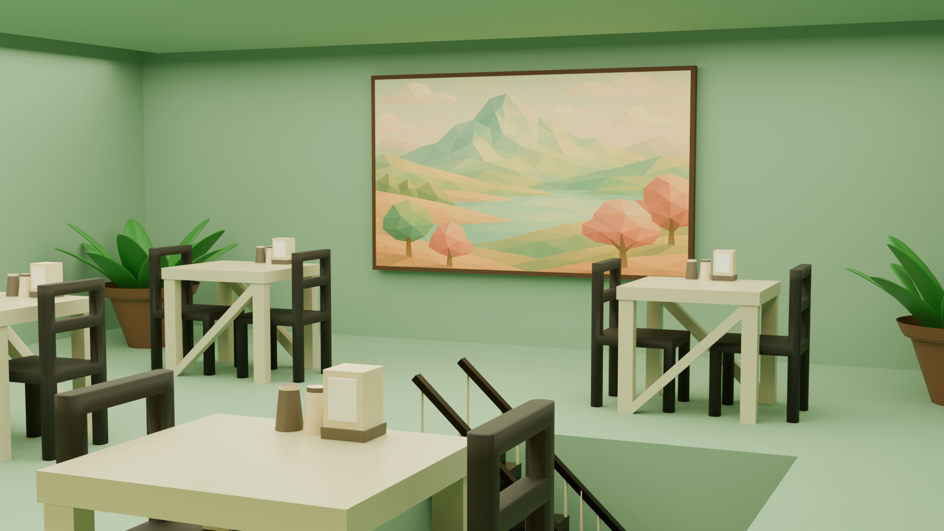 3D Cafe Render