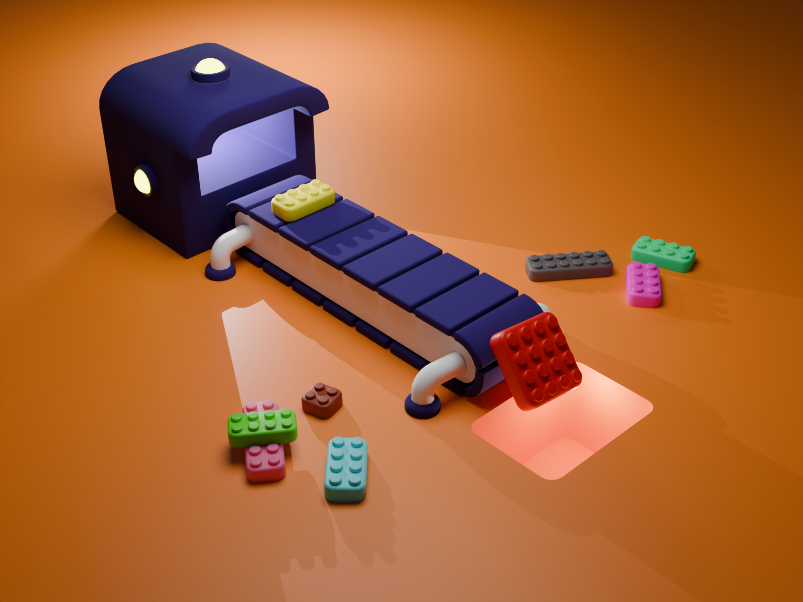 Lego Machine Render 2