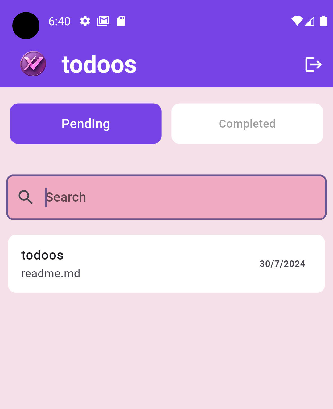 ToDoos Screenshot 2